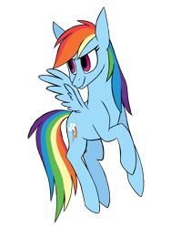 Size: 1401x1759 | Tagged: safe, artist:leaficun3, character:rainbow dash, species:pegasus, species:pony, flying, rainbow