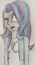 Size: 956x1752 | Tagged: safe, artist:captainedwardteague, character:starlight glimmer, my little pony:equestria girls, female, solo, traditional art