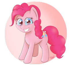 Size: 1200x1080 | Tagged: safe, artist:ponyxwright, character:pinkie pie, species:earth pony, species:pony, newbie artist training grounds, abstract background, female, solo