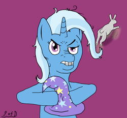 Size: 1746x1620 | Tagged: safe, artist:paw-of-darkness, character:trixie, species:pony, angry