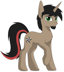 Size: 1598x1782 | Tagged: safe, artist:lonebigcity, oc, oc:lone misto, species:pony, species:unicorn, male, simple background, solo, standing, transparent background
