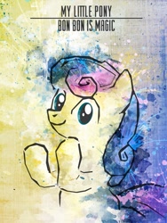 Size: 675x900 | Tagged: safe, artist:mlp-frank, part of a set, character:bon bon, character:sweetie drops, species:pony, female, part of a series, solo, title drop