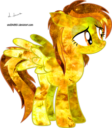 Size: 2500x2835 | Tagged: safe, artist:und34d951, character:spitfire, species:pony, female, solo, space