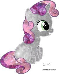 Size: 2500x3107 | Tagged: safe, artist:und34d951, character:sweetie belle, species:pony, female, solo, space