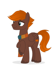 Size: 700x915 | Tagged: safe, artist:pgthehomicidalmaniac, base used, oc, oc:scarecrow fields, species:pegasus, species:pony, clothing, male, scarf, simple background, solo, stallion, transparent background