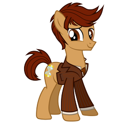 Size: 3000x3000 | Tagged: safe, artist:theodoresfan, character:doctor whooves, character:time turner, species:earth pony, species:pony, crossover, doctor who, male, ponified, simple background, solo, tenth doctor, the doctor, transparent background