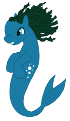 Size: 800x1378 | Tagged: safe, artist:alicorn, oc, oc only, oc:seafoam, ponysona, species:sea pony, female, original species, sea pony oc, solo