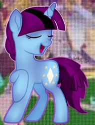 Size: 640x836 | Tagged: safe, artist:grimm821525, oc, oc:crystal pearl, species:pony, species:unicorn, female, mare, solo