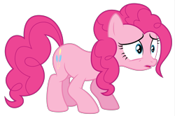 Size: 4486x3000 | Tagged: safe, artist:ready2fail, character:pinkie pie, species:earth pony, species:pony, episode:pinkie pride, g4, my little pony: friendship is magic, .ai available, .svg available, female, mare, open mouth, sad, simple background, solo, transparent background, vector