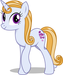 Size: 900x1068 | Tagged: safe, artist:aquilateagle, character:summer meadow, species:pony, species:unicorn, season 8, spoiler:s08, curly mane, cutie mark, female, friendship student, mare, school of friendship, solo, vector, walking