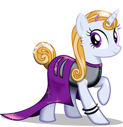 Size: 1499x1544 | Tagged: safe, artist:aquilateagle, character:summer meadow, species:pony, species:unicorn, season 8, spoiler:s08, bracelet, clothing, dress, fashion, female, friendship student, gown, jewelry, mare, pearl, school of friendship, solo, vector