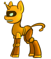 Size: 1000x1150 | Tagged: safe, artist:tina-chan, species:pony, bender bending rodriguez, calculon, futurama, ponified