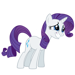 Size: 1890x1890 | Tagged: safe, artist:angelea-phoenix, character:rarity, species:pony, female, simple background, smiling, solo, transparent background
