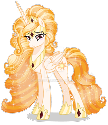 Size: 1280x1480 | Tagged: safe, artist:pokeponyeq, base used, character:princess celestia, species:alicorn, species:pony, alternate design, deviantart watermark, female, mare, obtrusive watermark, simple background, solo, transparent background, watermark, white outline