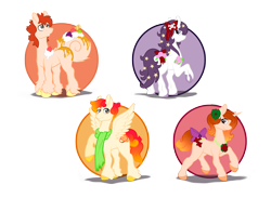 Size: 1000x731 | Tagged: safe, artist:ponebox, artist:tenmarko, oc, oc only, species:pony, bow, collaboration, ethereal mane, food, food pony, galaxy mane, looking up, original species, ponified, raised hoof, simple background, tail bow, transparent background, underhoof, unshorn fetlocks