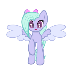 Size: 1024x1024 | Tagged: safe, artist:windykirin, character:flitter, species:pegasus, species:pony, female, mare, simple background, solo, transparent background
