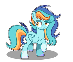 Size: 1920x1627 | Tagged: safe, artist:nighty-drawz, base used, oc, oc:lightning speed, parent:lightning dust, parent:rainbow dash, parents:rainbowdust, species:pegasus, species:pony, female, magical lesbian spawn, mare, offspring, simple background, solo, transparent background