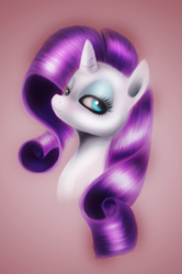 Size: 757x1141 | Tagged: safe, artist:fra-92, character:rarity, bust, female, portrait, solo