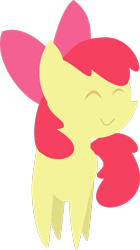 Size: 1833x3270 | Tagged: safe, artist:secret-asian-man, character:apple bloom, species:earth pony, species:pony, apple bloom's bow, bow, female, filly, hair bow, pointy ponies, simple background, solo, transparent background, vector