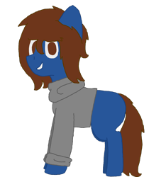 Size: 1294x1380 | Tagged: safe, artist:derpy_the_duck, oc, oc only, oc:derp, species:earth pony, species:pony, 2020 community collab, derpibooru community collaboration, clothing, simple background, solo, transparent background