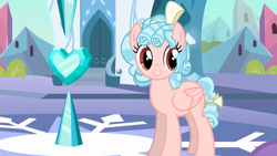 Size: 1280x720 | Tagged: safe, artist:darkgloones, character:cozy glow, species:pegasus, species:pony, cozybetes, crystal empire, crystal heart, cute, older, older cozy glow, youtube link