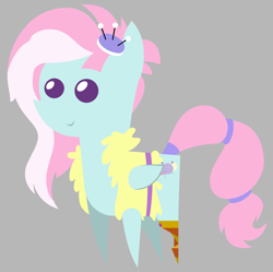 Size: 5064x5048 | Tagged: safe, artist:egor418, character:kerfuffle, species:pegasus, species:pony, friendship is magic: rainbow roadtrip, g4, my little pony: friendship is magic, amputee, cute, female, fufflebetes, mare, pointy ponies, prosthetic leg, prosthetic limb, prosthetics, simple background, solo
