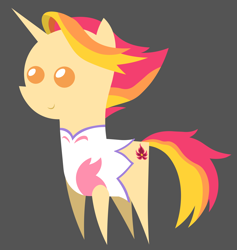 Size: 5552x5864 | Tagged: safe, artist:egor418, character:fire flare, species:pony, species:unicorn, episode:the summer sun setback, g4, my little pony: friendship is magic, clothing, female, horn, mare, pointy ponies, simple background, solo