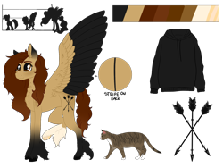Size: 2000x1500 | Tagged: safe, artist:clarissa0210, oc, oc:clarissa, species:pegasus, species:pony, cat, female, mare, reference sheet, simple background, solo, transparent background, two toned wings, wings