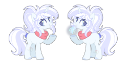 Size: 1920x938 | Tagged: safe, artist:nighty-drawz, base used, oc, oc only, oc:avalanche, species:pony, species:unicorn, female, mare, simple background, snow, snowflake, solo, transparent background