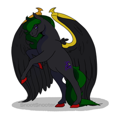 Size: 1400x1350 | Tagged: safe, artist:snootsnooter, oc, oc only, oc:twisted shadow, species:pegasus, species:pony, digital art, gift art, simple background, solo, transparent background
