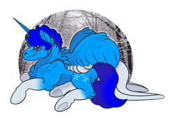 Size: 1404x972 | Tagged: safe, artist:snootsnooter, oc, oc only, oc:frostbyte myrik, species:alicorn, species:pony, digital art, gift art, simple background, solo, transparent background