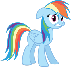 Size: 2534x2367 | Tagged: safe, artist:midnite99, character:rainbow dash, episode:it's about time, g4, my little pony: friendship is magic, female, simple background, solo, transparent background, vector