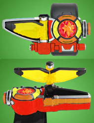 Size: 259x341 | Tagged: safe, artist:redstriker23424, character:sunset shimmer, my little pony:equestria girls, geode of empathy, magical geodes, morpher, power rangers, power rangers beast morphers, super sentai, tokumei sentai go-busters