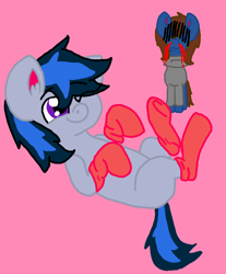 Size: 650x784 | Tagged: safe, artist:derpy_the_duck, base used, oc, oc:allen, oc:derp, species:earth pony, species:pony, clothing, socks