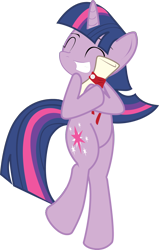 Size: 1142x1794 | Tagged: safe, artist:hoodie-stalker, character:twilight sparkle, species:pony, bipedal, diploma