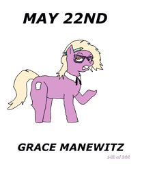 Size: 1000x1200 | Tagged: safe, artist:eunos, character:grace manewitz, species:earth pony, species:pony, female, glasses, mare, necktie, pencil, simple background, solo, transparent background