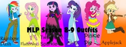 Size: 1280x482 | Tagged: safe, artist:enderboy1908, character:applejack, character:fluttershy, character:pinkie pie, character:rainbow dash, character:rarity, character:twilight sparkle, species:human, my little pony:equestria girls, humane five, humane six