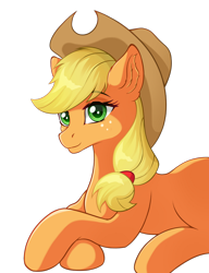 Size: 714x928 | Tagged: safe, artist:nathayro37, character:applejack, species:earth pony, species:pony, applejack's hat, clothing, cowboy hat, ear fluff, female, freckles, hat, simple background, solo, transparent background