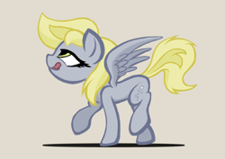 Size: 2976x2104 | Tagged: safe, artist:itchystomach, character:derpy hooves, species:pegasus, species:pony, cute, derpabetes, digital art, female, mare, solo, tongue out