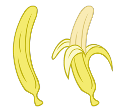 Size: 1300x1140 | Tagged: safe, artist:ravecrocker, my little pony:equestria girls, banana, context is for the weak, food, fruit, no pony, simple background, transparent background, vector, yellow