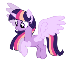 Size: 1768x1503 | Tagged: safe, artist:leaficun3, character:twilight sparkle, character:twilight sparkle (alicorn), species:alicorn, species:pony, colored wings, female, simple background, solo, transparent background, wings