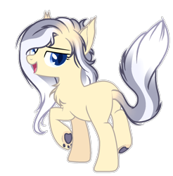 Size: 1372x1397 | Tagged: safe, artist:twinklecometyt, parent:capper dapperpaws, parent:double diamond, female, hybrid, magical gay spawn, offspring, parents:doublepaws, simple background, solo, transparent background