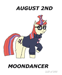 Size: 1000x1200 | Tagged: safe, artist:eunos, character:moondancer, species:pony, species:unicorn, episode:amending fences, g4, my little pony: friendship is magic, clothing, digital art, female, glasses, simple background, solo, sweater, transparent background