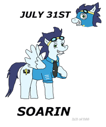 Size: 1000x1200 | Tagged: safe, artist:eunos, character:soarin', species:pegasus, species:pony, g4, clothing, digital art, goggles, male, necktie, shirt, simple background, solo, transparent background