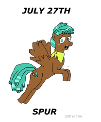 Size: 1000x1200 | Tagged: safe, artist:eunos, character:spur, species:pegasus, species:pony, episode:growing up is hard to do, g4, my little pony: friendship is magic, clothing, curly mane, digital art, female, freckles, scarf, simple background, solo, surprised, transparent background