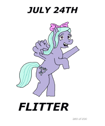 Size: 1000x1200 | Tagged: safe, artist:eunos, character:flitter, species:pegasus, species:pony, g4, bow, digital art, female, flying, hair bow, mare, simple background, smiling, solo, transparent background
