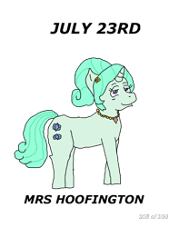 Size: 1000x1200 | Tagged: safe, artist:eunos, species:pony, species:unicorn, friendship is magic: rainbow roadtrip, g4, my little pony: friendship is magic, digital art, female, hairpin, jewelry, mrs. hoofington, necklace, ponytail, simple background, smiling, solo, transparent background