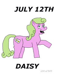 Size: 1000x1200 | Tagged: safe, artist:eunos, character:daisy, species:earth pony, species:pony, g4, digital art, female, simple background, smiling, solo, transparent background