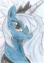 Size: 2472x3504 | Tagged: safe, artist:x-blackpearl-x, character:princess luna, female, solo, traditional art