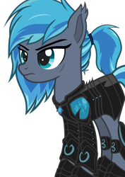 Size: 744x1052 | Tagged: safe, artist:warszak, oc, oc only, oc:benneret, species:pony, g4, .svg available, armor, female, guard, mare, simple background, solo, transparent background, vector